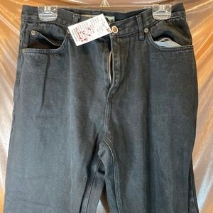 Zena size 10 black jeans.‎ Hemmed. 30” waist. Box 210